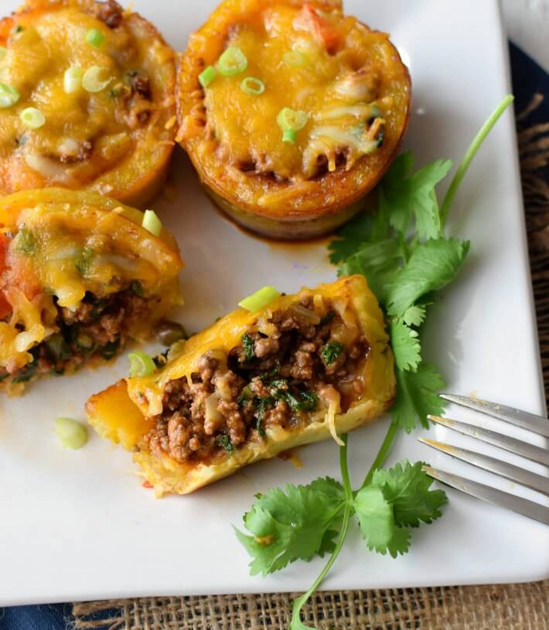 Pionono relleno de molida de pavo con ensalada de granos