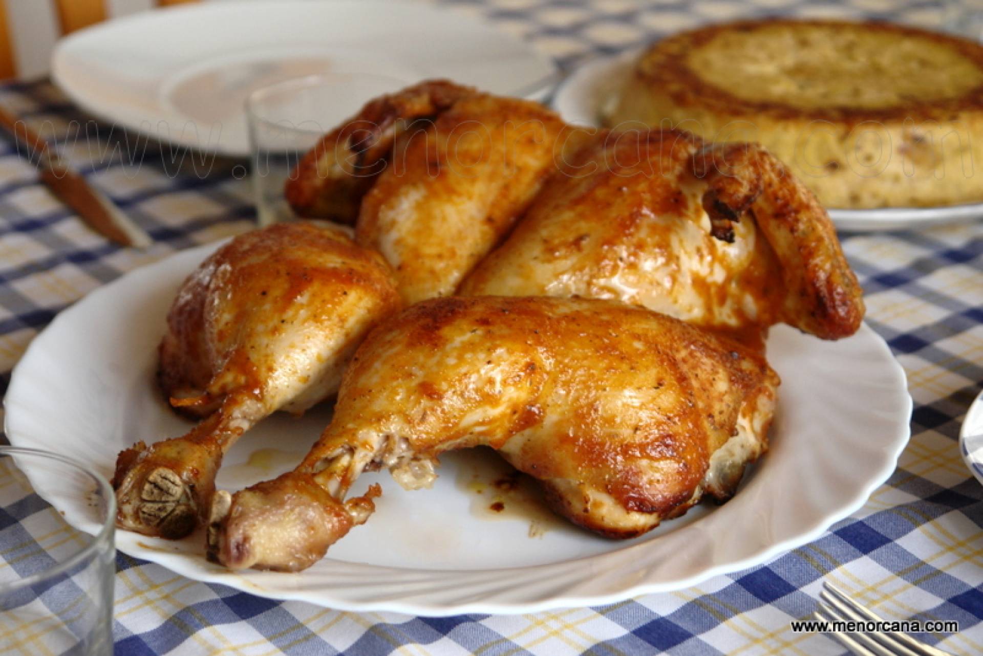 G. 1/2 gallinita con arroz jasmín (490cal)