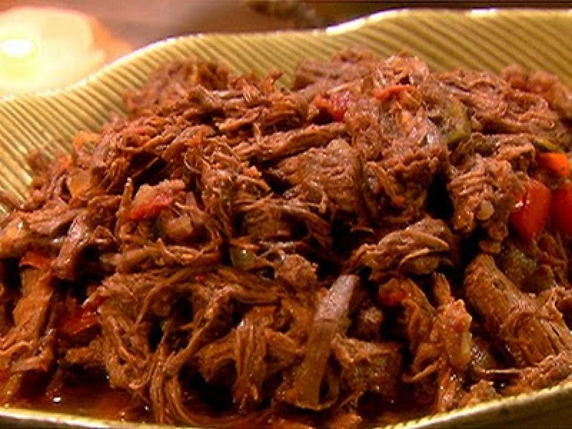 Ropa vieja con majado de papas